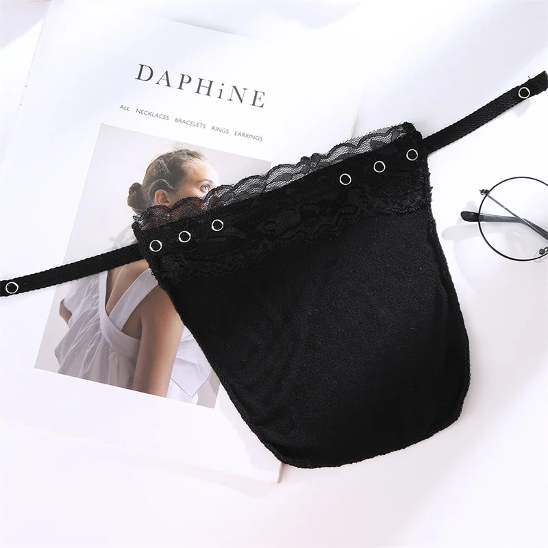 Women Quick Easy Clip-on Lace Fragment Camisole Bra Insert Wrapped Chest Overlay Anti-exhaust Tube Top Wrap