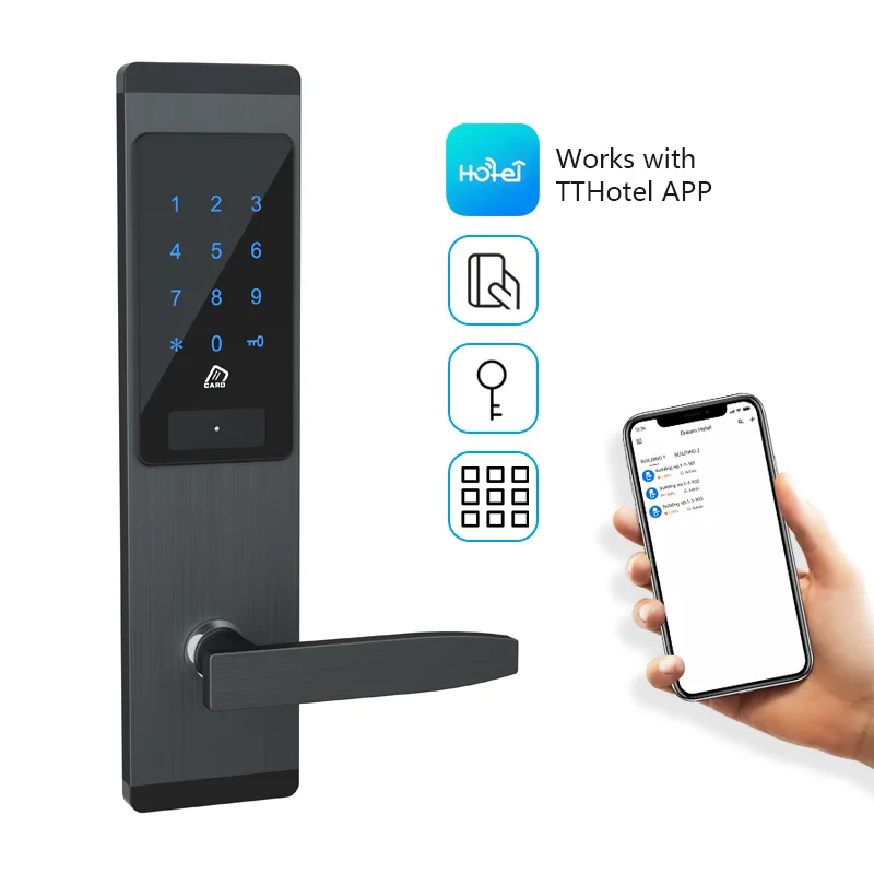 Sem Fio Inteligente Digital Eletrônico Door Lock, Bluetooth Online, Alta Qualidade, Casa, Escritório, Apartamentos, Hotel