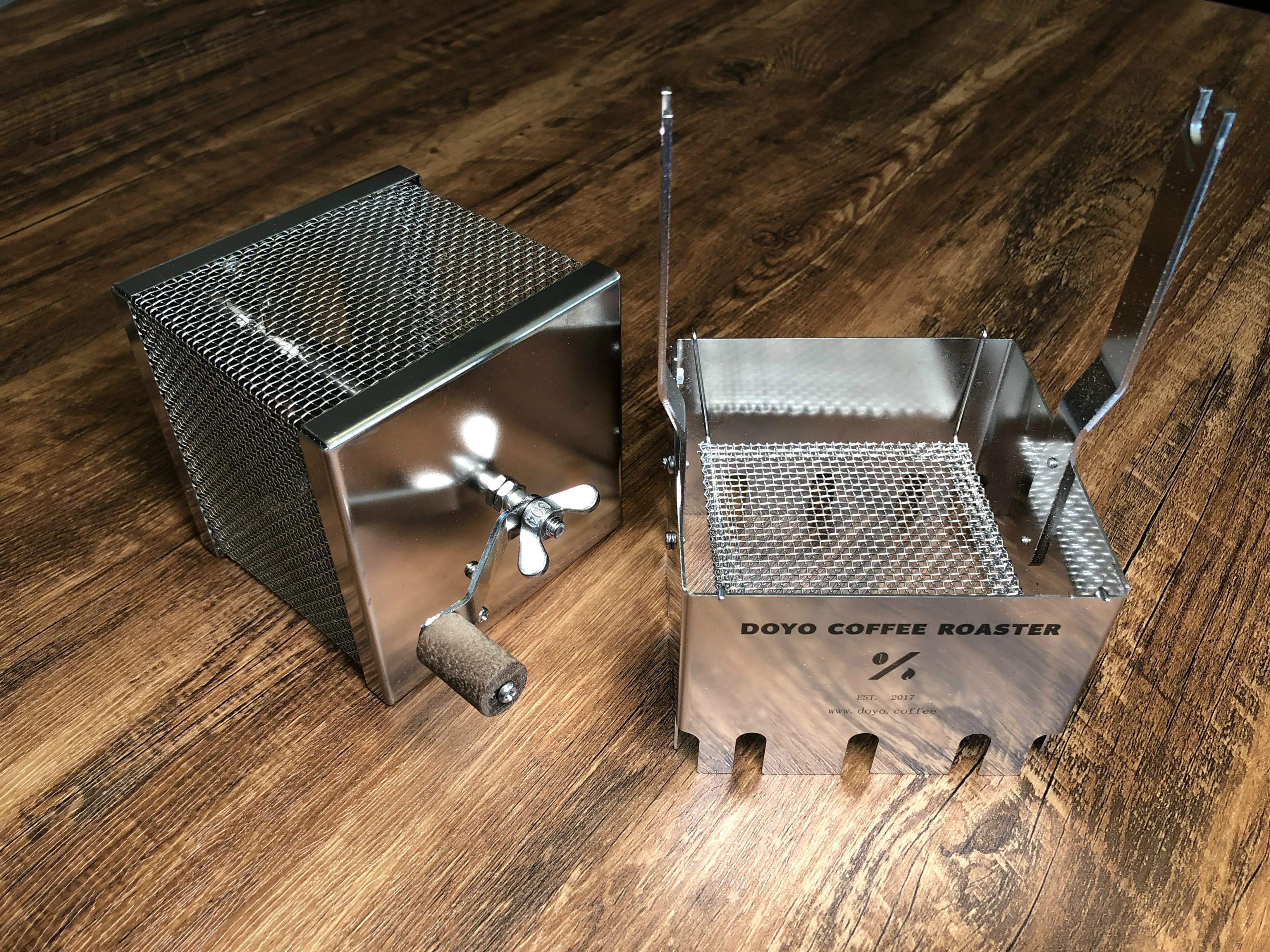 Новое устройство для обжарки кофейных зерен с дальним инфракрасным нагревом, ручной гаджет из нержавеющей стали 304, равномерно нагревается,...