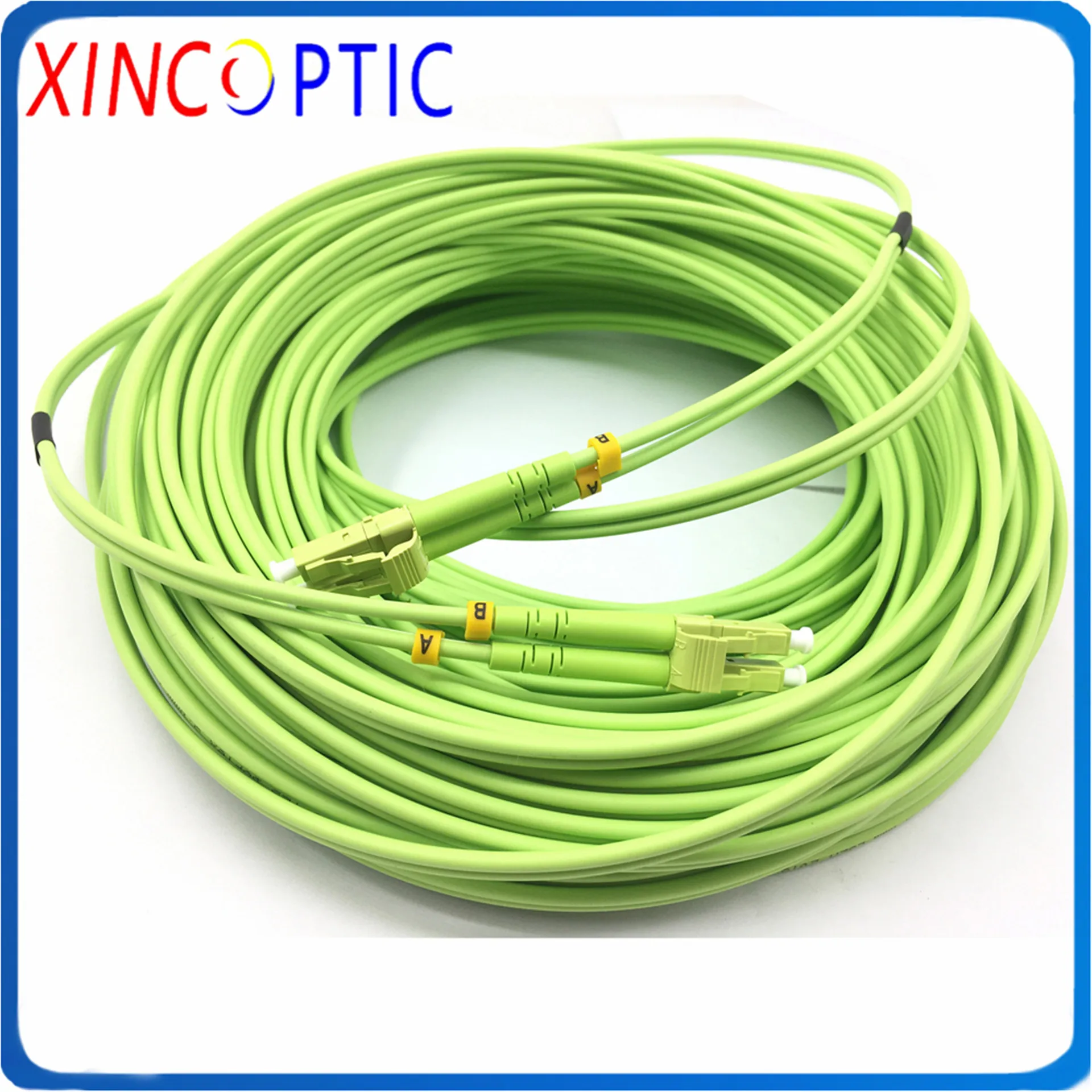 

LCUPC-LCUPC Multimode OM5 50/125 Duplex 3.0mm Dual LC/ST/FC/SC-LC DX 30M Fiber Optic Patch Cord Jumper Cable Connector