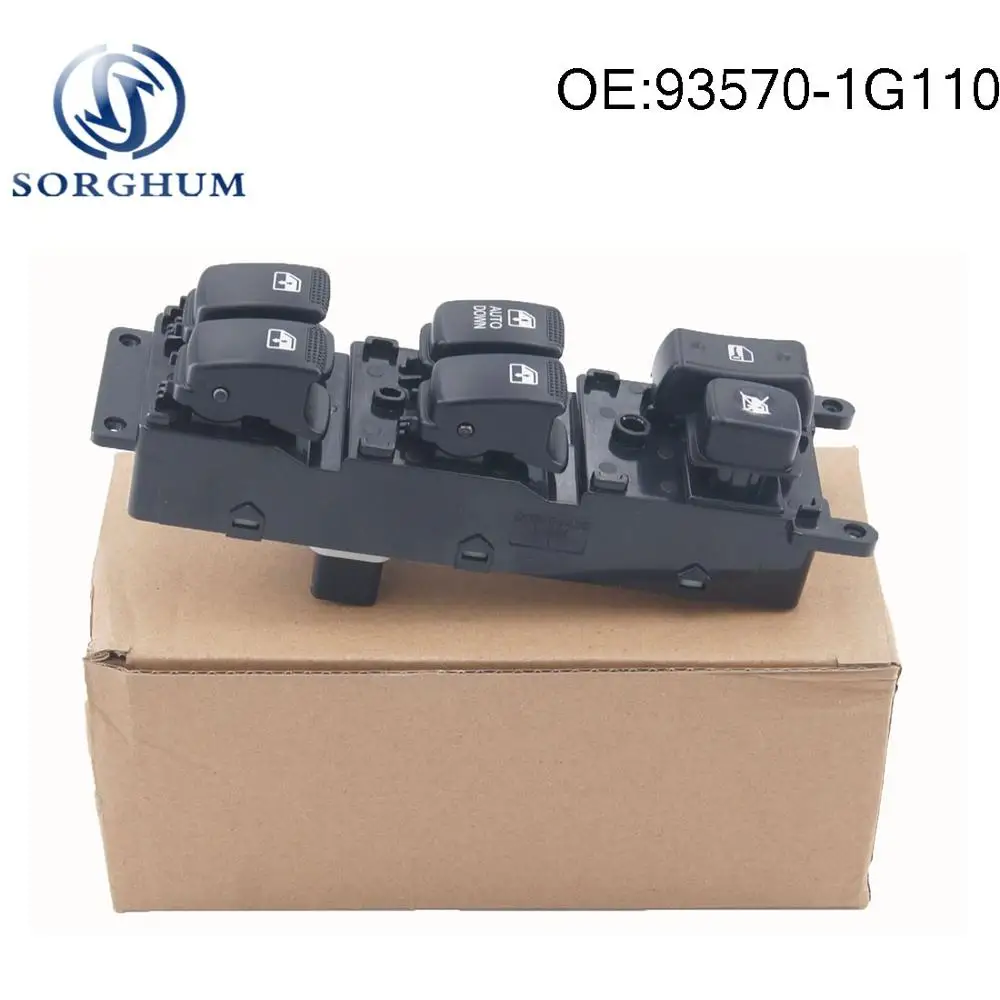 

93570-1G110 935701G110 Front Left Electric Power Window Master Switch For KIA RiO Hybrid 2006-2010