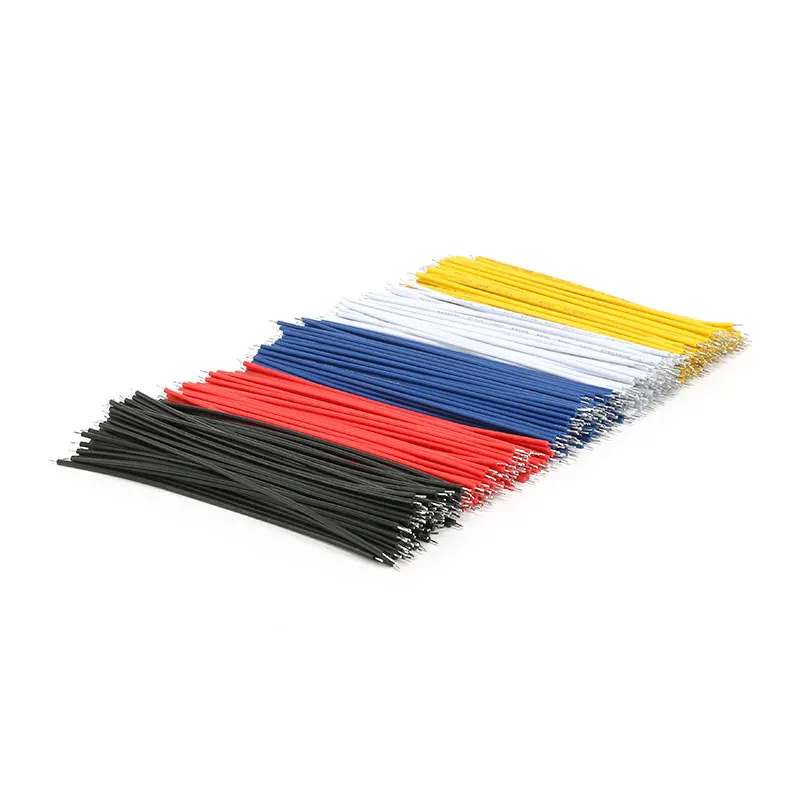 100Pcs 22AWG 24AWG Tin-Plated PCB Solder Cable 22AWG 5/6/8/10/15/20/30cm Jumper Wire Cable Tin Conductor Wires Connector Wire