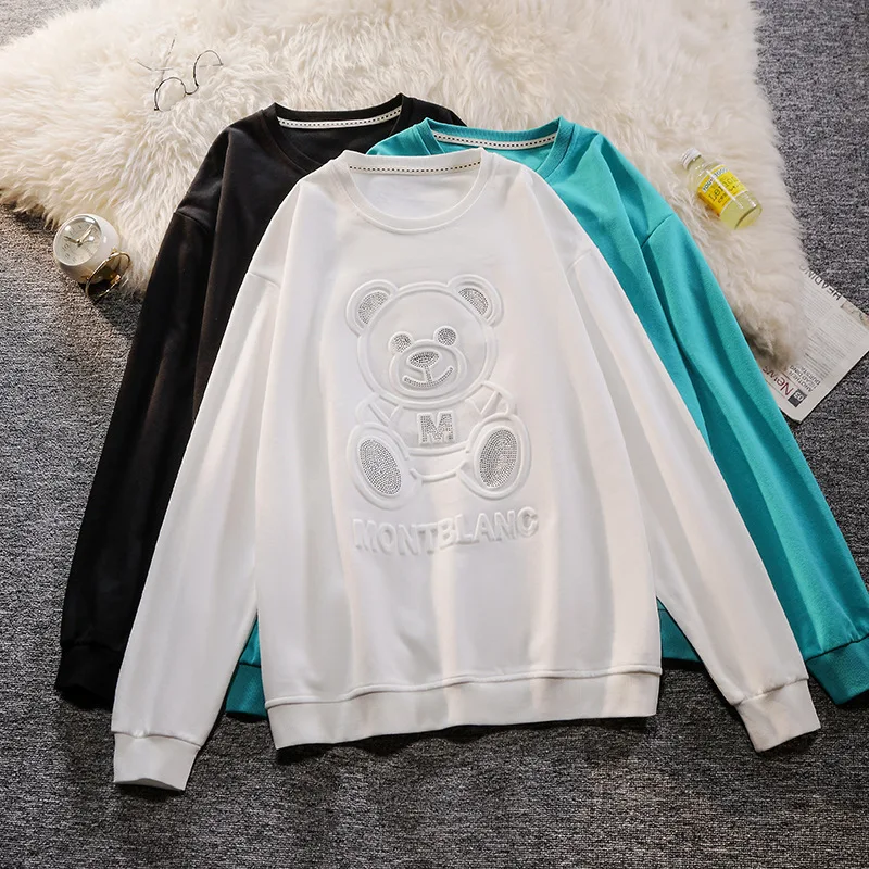 

CGC 2021 Autumn Woman Hoodies Casual Kawaii Cartoon Print Sweatshirts Long Sleeve Tops Oversize itself Korean Female Anime Hoody