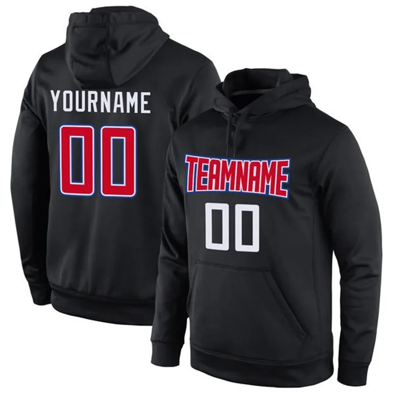 Custom Sweatshirt Print Team Name/Number Sports Pullover Hoodie Produce Your Own Long Sleeve Sportswear for Male/Lady/Kids