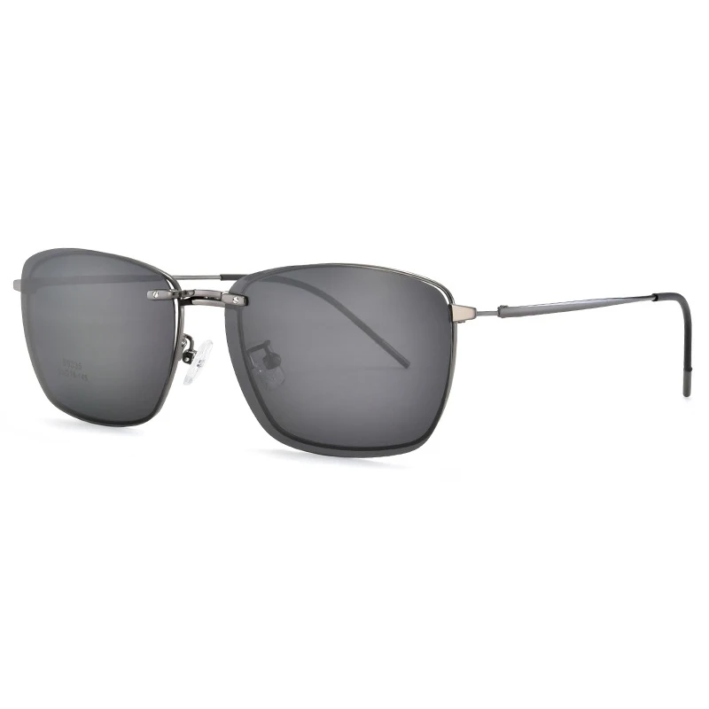 BCLEAR Retro Optical Spectacle Frame Men Women Clip On Sunglasses Polarized Lenses Magnetic Sun lens Prescription Eyeglasses New