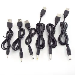 Conector de Cable de extensión de alimentación USB a DC, 3,5x1,35mm, 2,0x0,6mm, 2,5x0,7mm, 1,7mm x 4,0, 5,5x2,1mm, 5,5x2,5mm, 5V