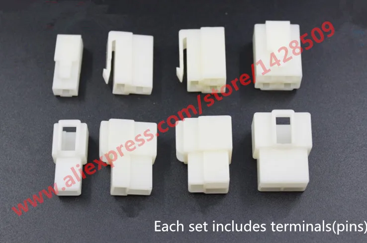 6.3 Series 1 / 2 / 3 / 4 / 6 / 8 / 12 Pin Automotive Wire Connector Motorcycle Car Engine Plug With Terminals Pins