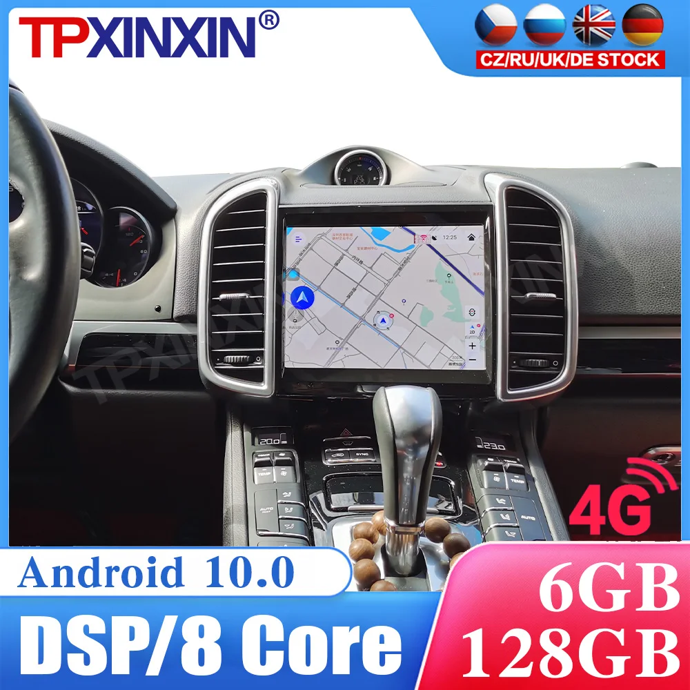 128G Android 10.0 Car Radio For Porsche Cayenne 2010 - 2017 Multimedia Video Player Navigation Stereo HeadUnit GPS Auto 2din dvd