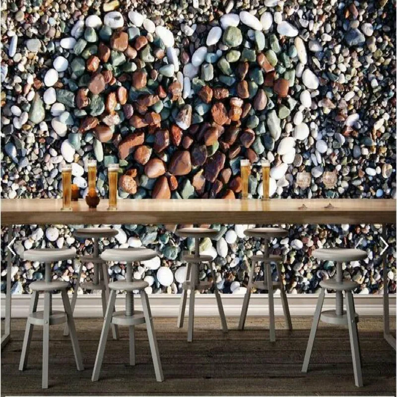 

Heart-Shaped Stone Photo Wallpapers for Living Room Bedroom Walls 3D Restaurant Cafe Industrial Decor Wall Paper 3D Murals