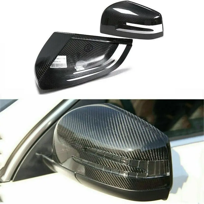 

Carbon Fiber Car Side Mirror Covers Accessories Fit for Mercedes Benz W463 G500 W166 ML350 GL350