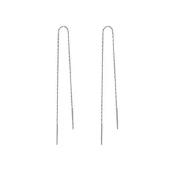 925 Sterling Silver Long Tassel Earrings 9cm-18cm Chain Ear Line Earrings For Women boucle d'oreille oorbellen S-E76