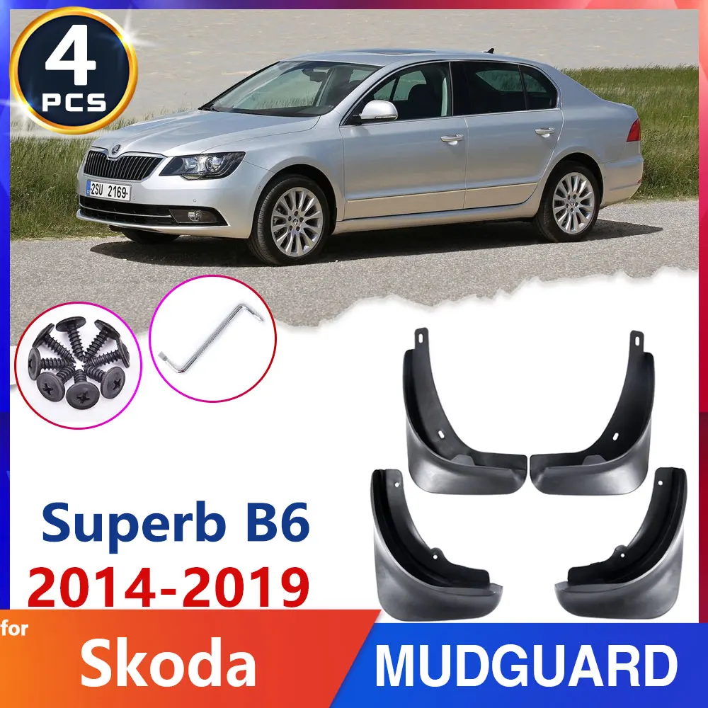 

Car Mud Flaps Tire Fender for Skoda Superb B6 2 MK2 3T 2009~2015 2010 2012 2013 2014 Mud Guards Flap Car Accessories Goods Sale