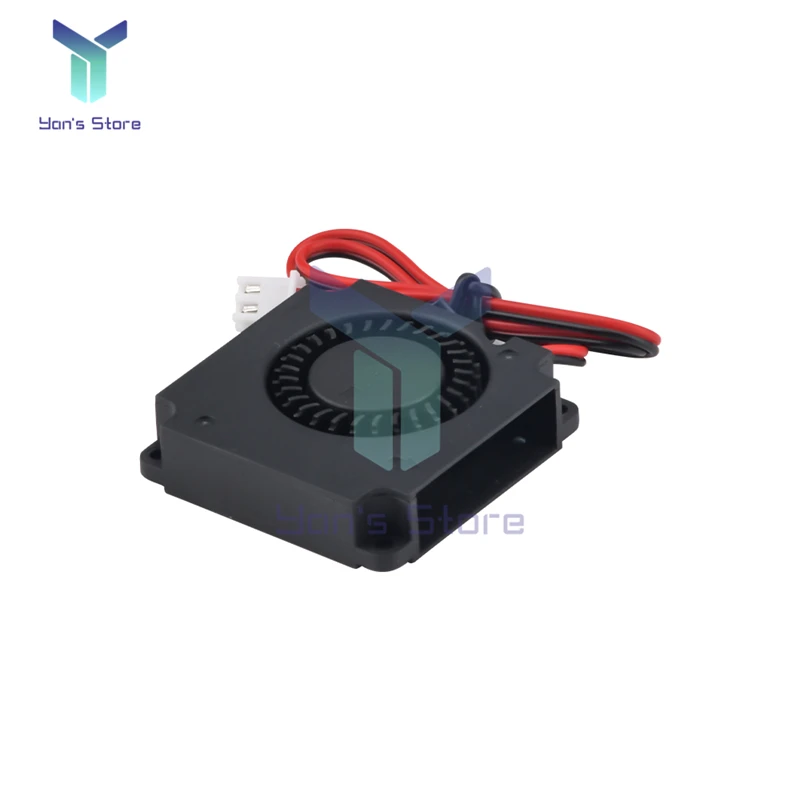 DC5015/4010/4020 3D 5V 12V 24V Printer Accessories DC Turbine Oil-Containing Blower Cooling Turbo Blower Black Plastic Fans