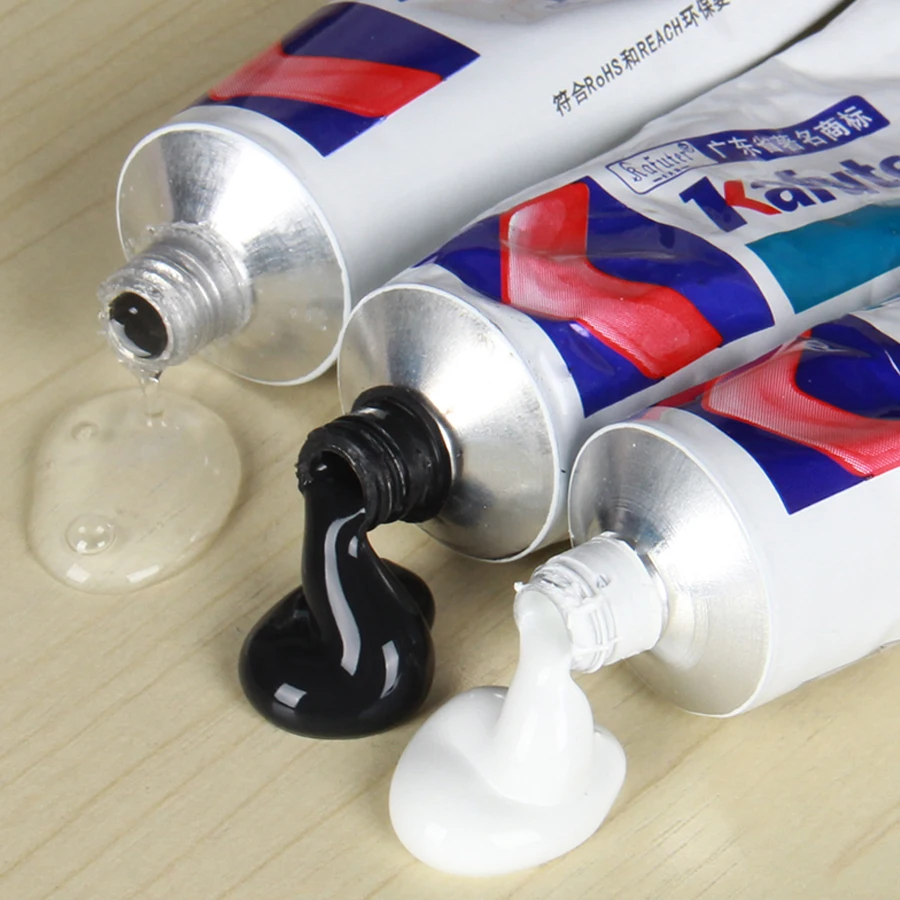 

Kafuter 45g Silicone Industrial Adhesive K-704 705 704B RTV Silicone Rubber White Balck Transparent Glue