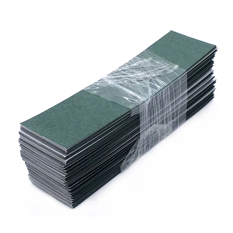 Junta de aislamiento de batería de iones de litio 18650, paquete de batería de papel de Barley, pegamento aislante de celda, almohadillas de aislamiento de electrodos de batería, 100 piezas