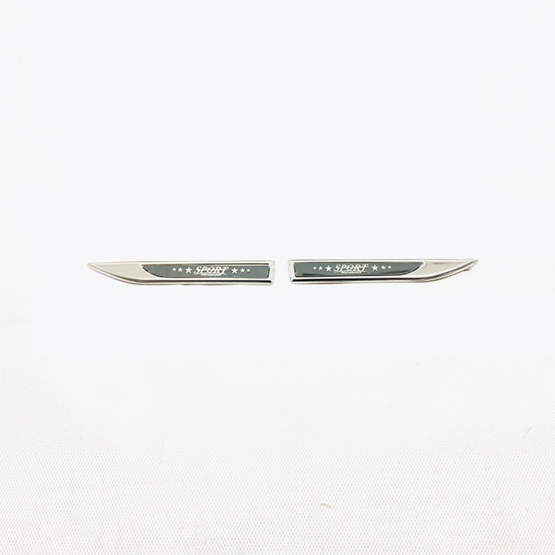 For Volvo XC60 XC40 Stainless steel Car Wing Left&Right Side Badge Fender Emblem strip Cover Trim Car styling Accessories 2PCS