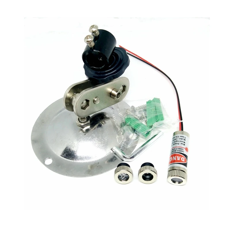 

Infrared IR Laser Diode Module Focusable 830nm 100mw 3 in 1 Dot/Line/Cross Head Point Lasers with Adjustable Heatsink Mount