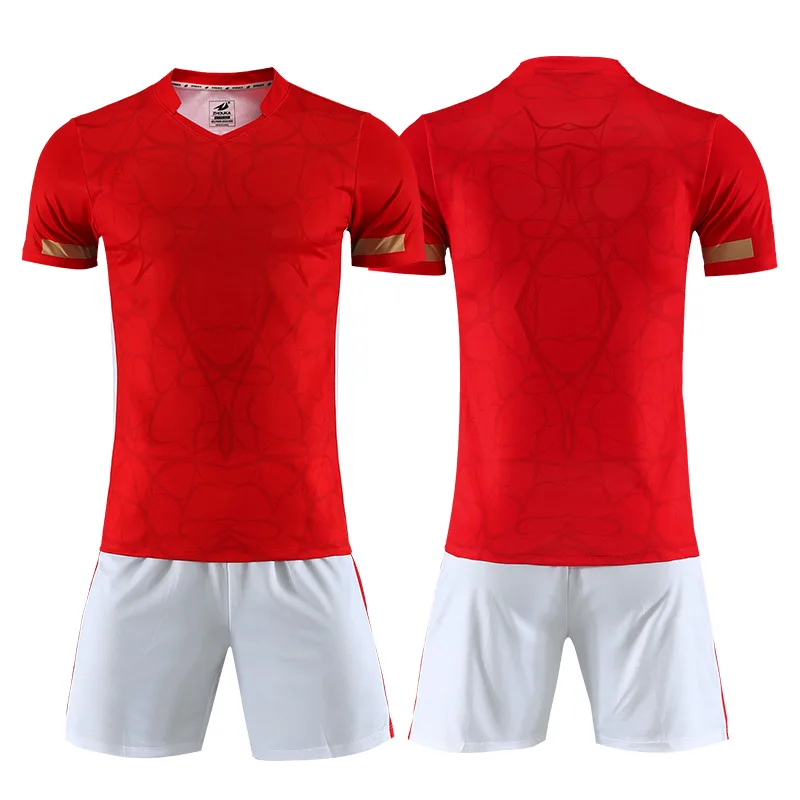 

The new 2020 football uniform set suit men's soccer jersey short sleeve football training game professional uniforms