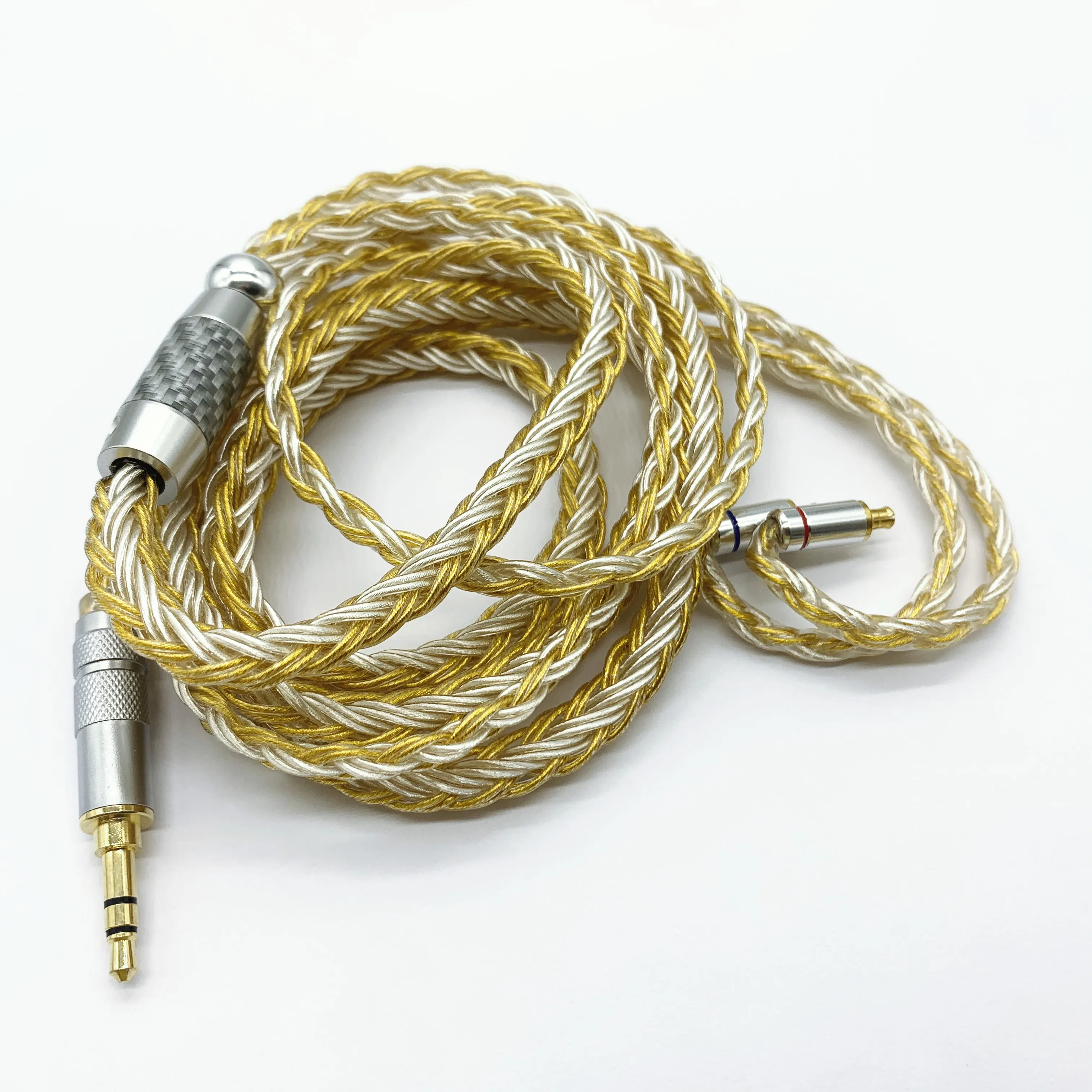 銀メッキ銅ケーブル,単結晶,16共有,mmcx 0.78mm a2dc im50 ie80