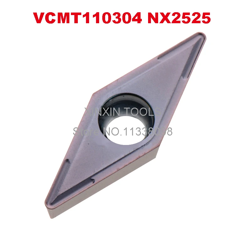 

VCMT110304 VP15TF VCMT160404 VP15TF VCMT160408 VP15TF original carbide inserts for turning tool holder lathe cutter SVJCR VCMT11