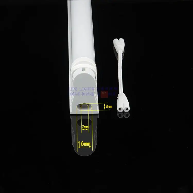 5PCS 20cm 80cm Two-phase T4 T5 T8 LED Integrated Tube Connector Double-end Cable Wire fluorescent