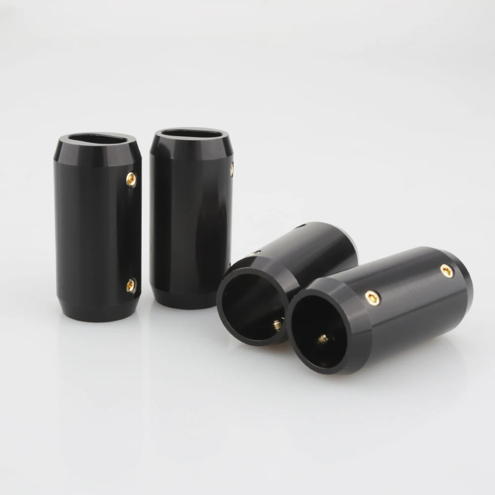 4X Audiocrast AY01B pantaloni Boot Y Splitter 1 a 2 bi-wire splitter Audio connettore filo fai-da-te altoparlante nero cavo cavo pantaloni stivali