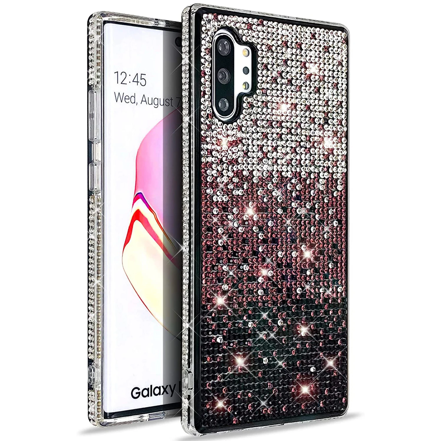 Luxury Bling Glitter Crystal Diamond Phone Case For Samsung S10 Plus Note 10 Pro S20 S21 Ultra  20  Soft TPU Back Cover