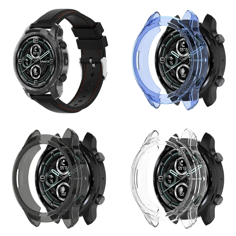 Ticwatch-funda protectora para reloj inteligente, carcasa ultrafina de TPU, suave, para Ticwatch Pro 3 Lite / Pro 3