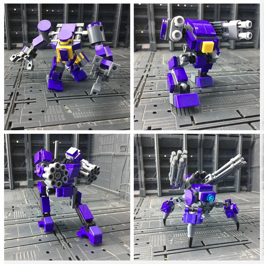 

Робот Mecha, гранулированные строительные блоки, детские игрушки для детей, Фигурки 7 см, сборные блоки, игрушка, забавная машина, куклы, игрушки