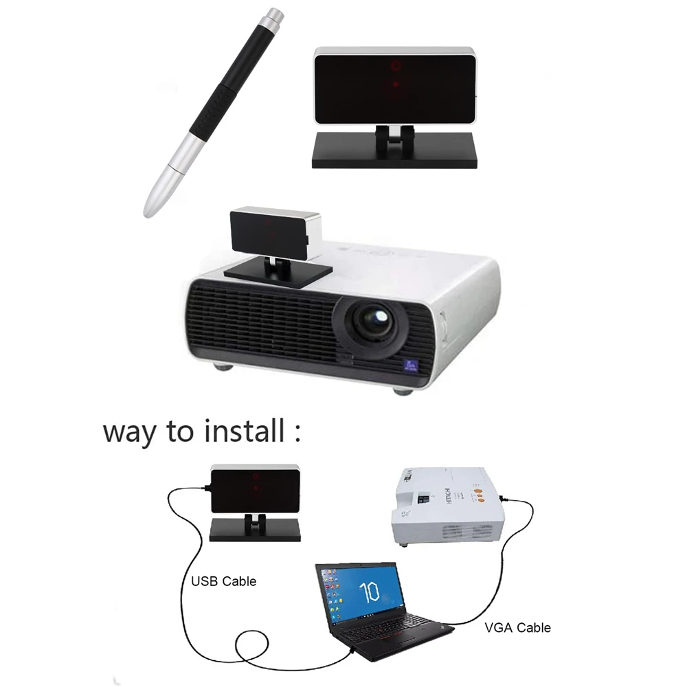 Interactive Pizarro Whiteboard Digital Smart Board Infrared Pen Projector Touch Screen School Teaching Home Meeting Presentation