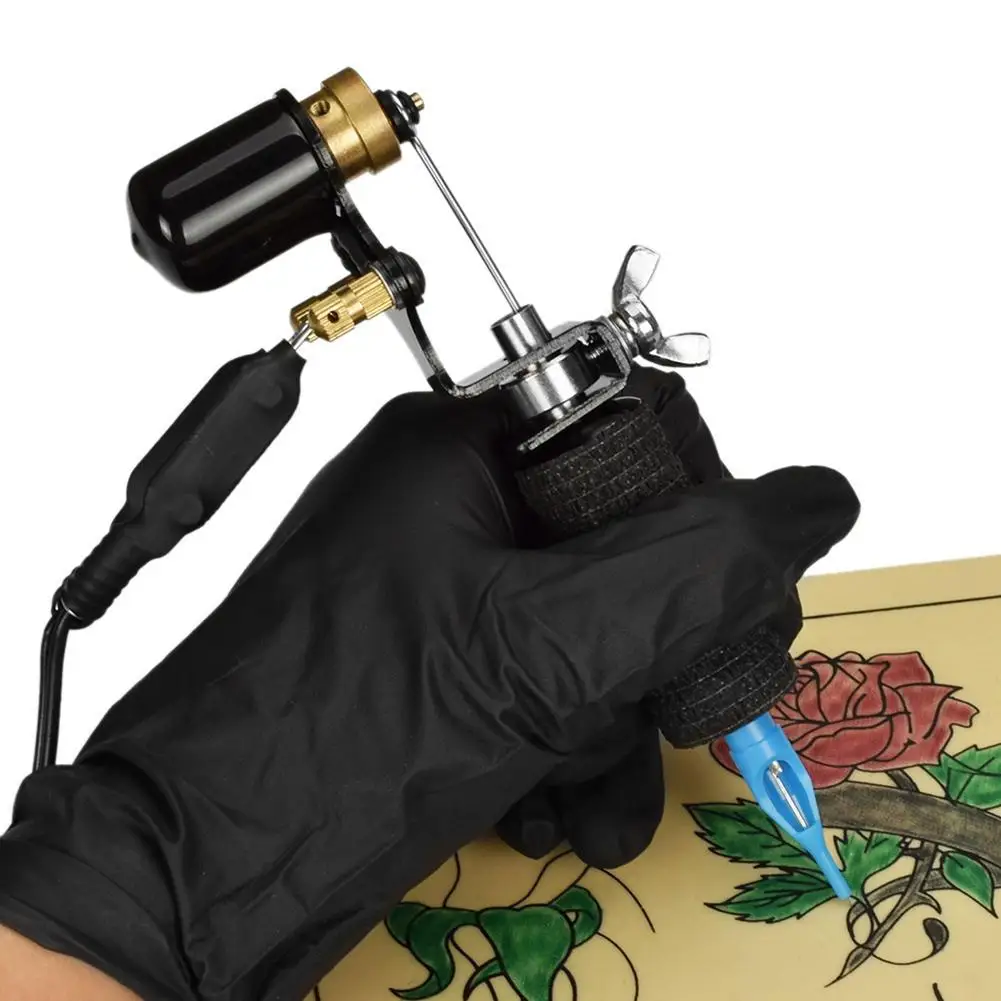 Professional Tattoo Machine Strong Quiet Motor Electric Rotary Tattoo Machine for Liner Shader Beginner Tattoo Permanent Tattoo