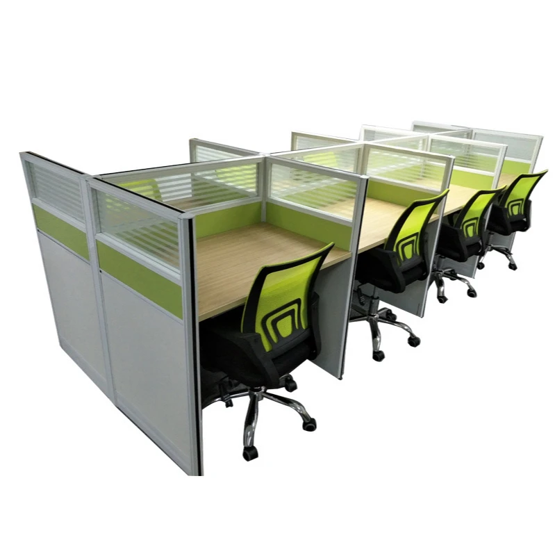 

Office staff card office desk and chair combination simple modern staff station screen partition financial table