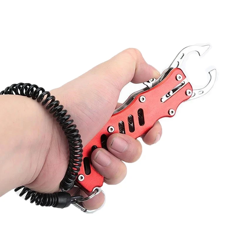 

Fish Grip Aluminium Alloy Fishing Gripper Pliers Fish Controller Fish Grip Lip Clamp Grabber Tool Fishing Tackle Accessories