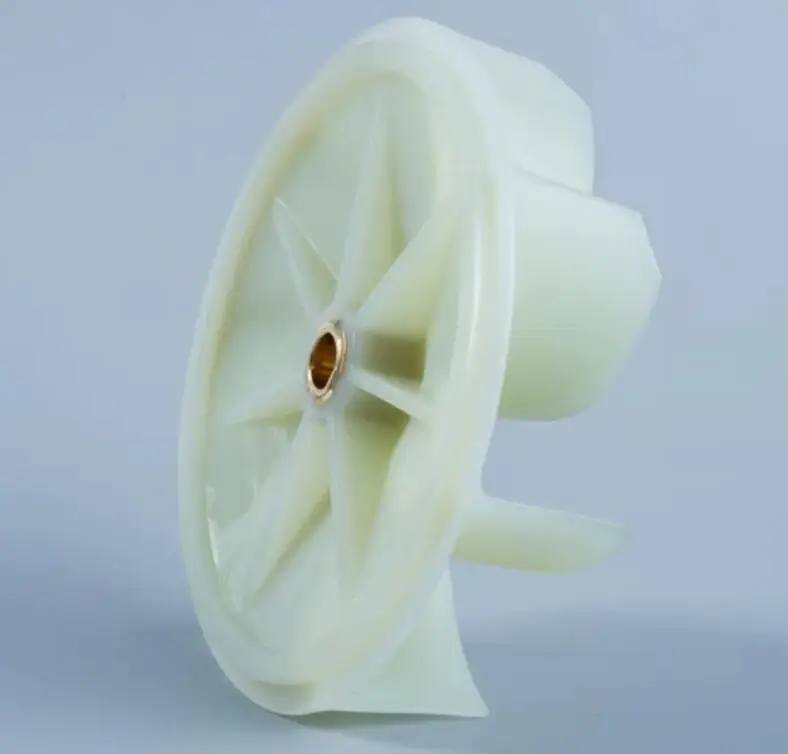 Vacuum cleaner parts also Dust-free saw 7-blade plastic impeller with 8mm central hole