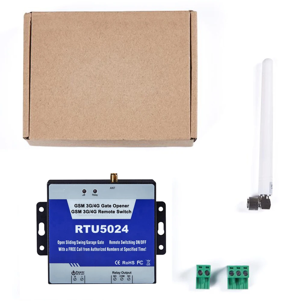 Abridor de puerta RTU5024, acceso 3G, 4G, GSM, Control remoto por llamada telefónica gratuita, sistemas de alarma para el hogar, seguridad para abridor de puerta automático, nuevo