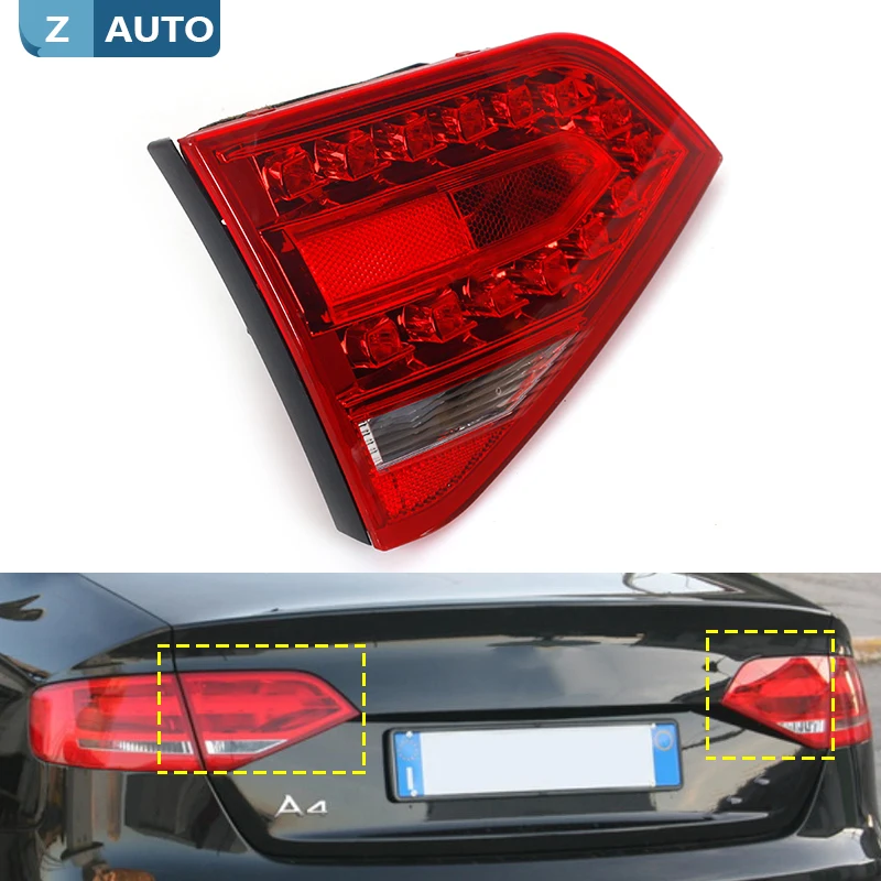 For Audi A4 B8 2008 2009 2010 2011 2012 Led Rear Inner tail light Tail Stop Brake Lights Rear turn signal lamp 8K5945093B