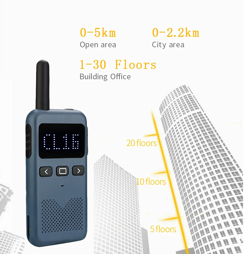 10 pcs Walkie Talkie Mini Retevis USB Type C Phone RB619 PMR 446 Radio Walkie-Talkies Two-way Radio Portable radio PTT Hotel