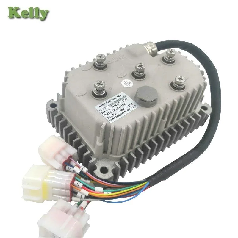 Kelly KLS7215N 1500W 72V SINUSOIDAL Prorammable Brushless DC Motor Controller For Electric Vehicle With Regen Function