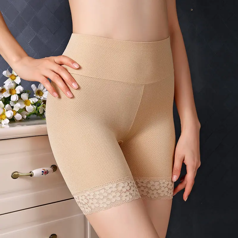 women Anti chafing Plus Size underwear Sexy Lace Seamless BoyShorts for Women Panties Safety Pants Shorts Underwear