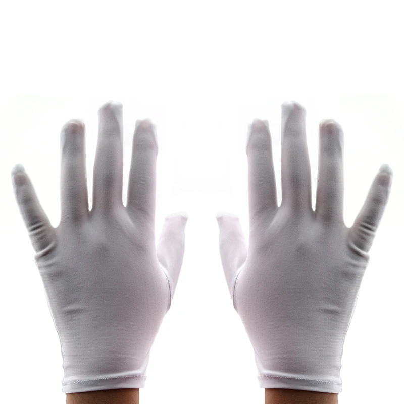 Cotton Gloves for Jewelry Handling | Dust-Free Black & White Gloves for Precision Work