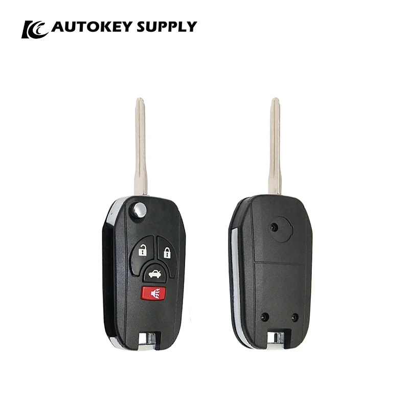 For Nissan Sunny Sylphy 3+1 Buttons Remote Flip Key  Autokeysupply AKNIF107