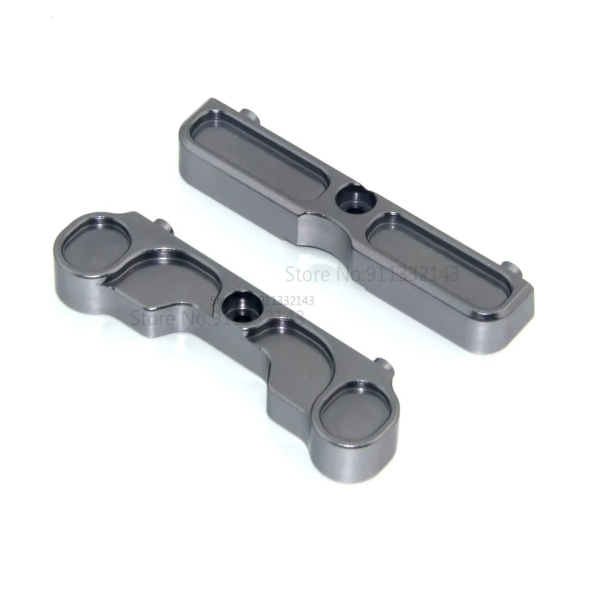 HOBAO RACING 85005 FR/RF LOWER ARM HOLDER SET for 1/8 HYPER VS BUGGY Upgrade OP Parts CNC Aluminum