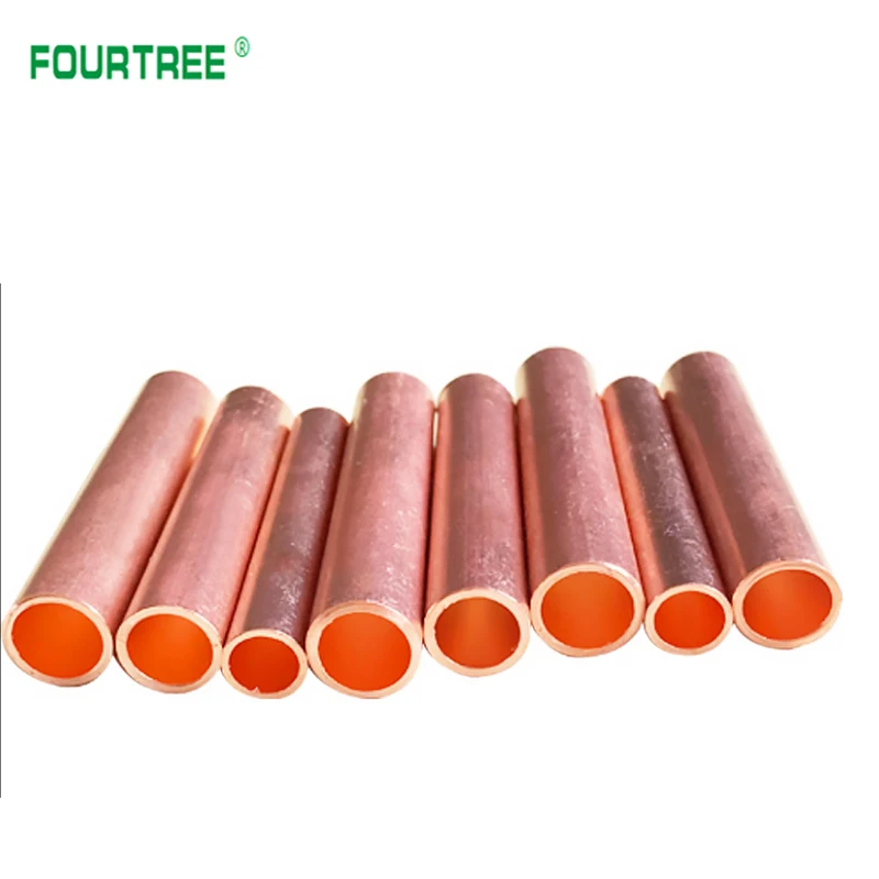 GT Copper Wire Cable Hole Passing Connecting Sleeve Tube Ferrule Lug Connector Crimp Terminal GT-10/16/25/35/50/70/95/120mm2