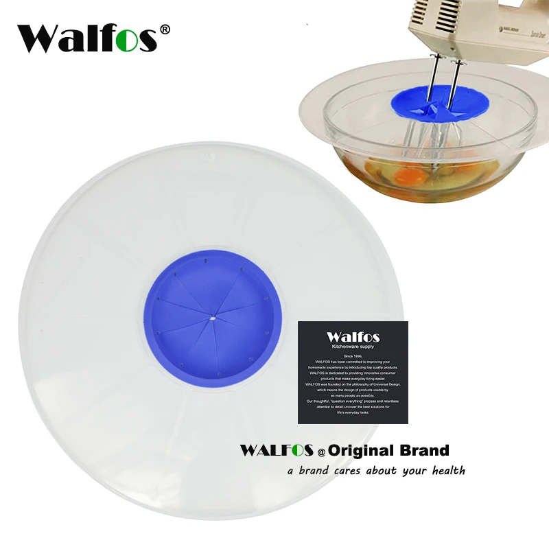 

WALFOS Cream Stirring Whisk Splash Screen Egg Beater Dough Paste Mixer Baking Guard Pot Pan Cover Bowl Lid Kitchen Accessories