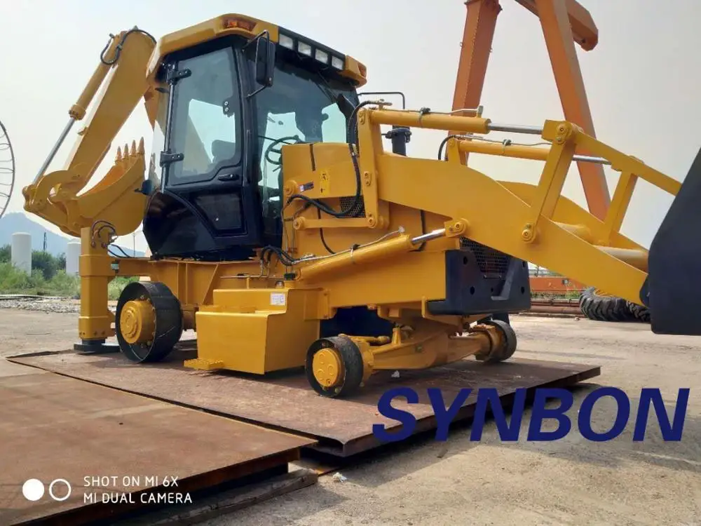 SYNBON 2020 New Backhoe loader  SY747 backhoe tractor , Agricultural   loader small excavator  backhoe tractor