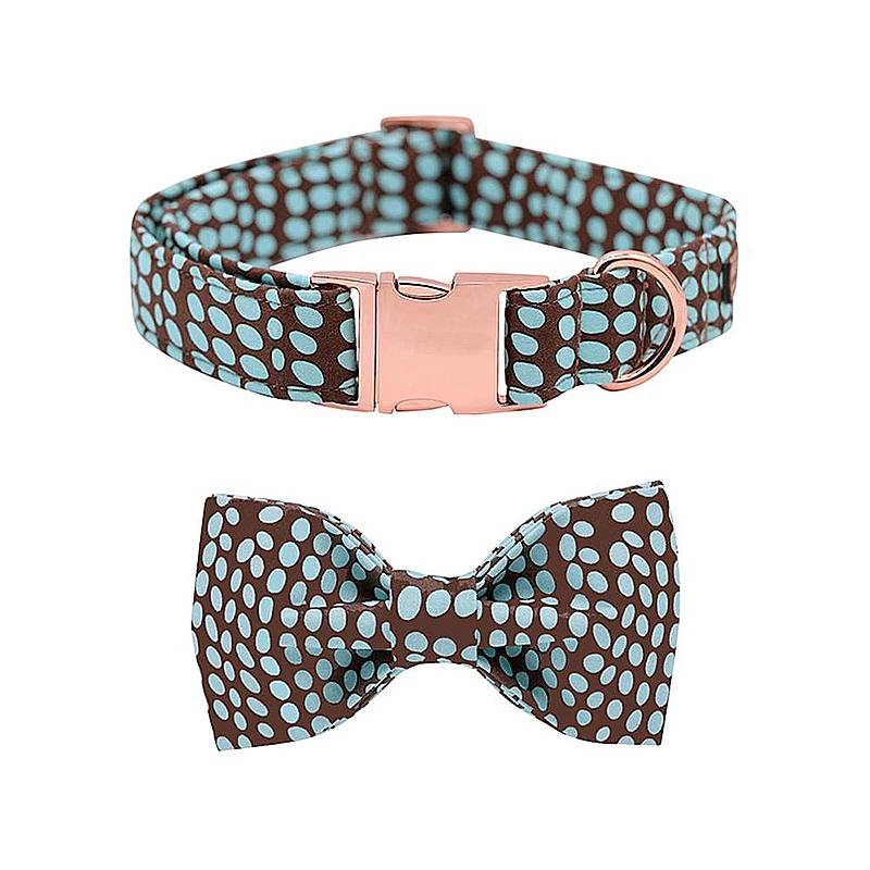 

Unique Style Paws Dog Collar Fashion Collar Comfy Cotton Adjustable Dog or Cat Collar