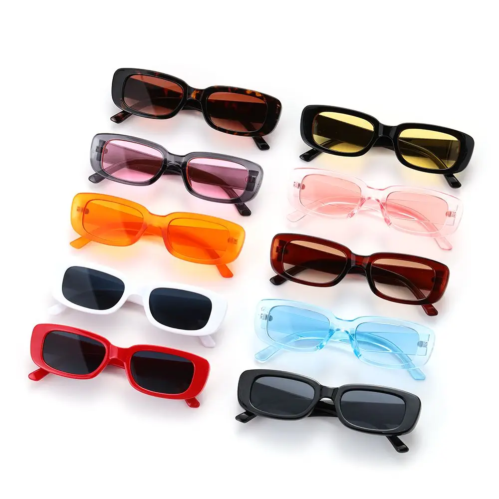 Fashion Square Frame Small Rectangle Women Sunglasses Eyeglasses Sun Glasses Eyewear