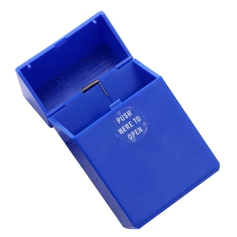 20 Sticks Thickened Plastic Cigarette Box For Women Lengthen Slim Flip Cover Clamshell Durable Cigarette Case For Men Multicolor