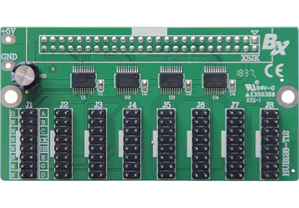 Onbon hub128-T12 HUB12 conversion card coordinated with BX series LED control card adapter with 8*hub12 ports for p10 module