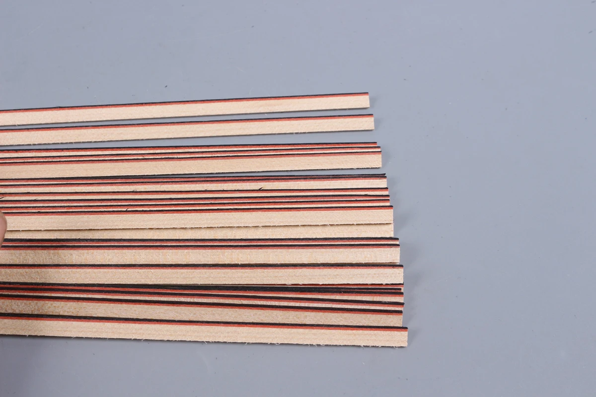 

25 Strip Guitar Luthier Purfling Binding Marquetry Inlay 580x6x1.5mm Guitar Parts Accessories#169#